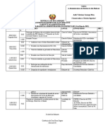 Programa de trabalho da Administradora do Distrito de Alto Molócuè