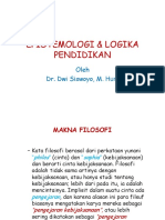 Handout Kuliah Epistemologi Dan Logika Pendidikan 1