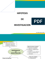 Hipotesis de Investigacion