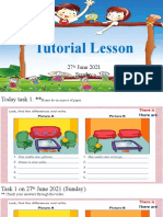 27-6-2021 Year 3 GM Lesson and Tutorial Tasks
