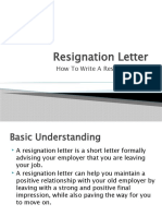 Resignation Letter: How To Write A Respectful One