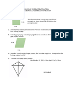 Ulangan Harian Matematika