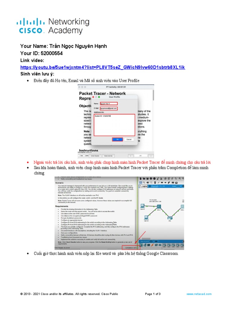 Configure Router Interfaces in Packet Tracer | PDF | I Pv6 | Computer ...