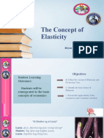 The Concept of Elasticity: Rhyan Mike R. Bacaro