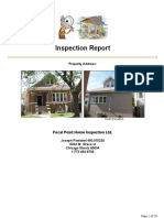 Home Inspection Report Highlights Issues