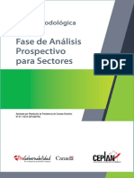 II. Guía Metodológica de La Fase de Análisis Prospectivo para Sectores