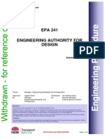 EPA 241 Engineering Authority For Design