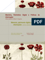 Memoria Patrimonio Digital e Politicas