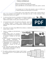 Problemas Multiplicação