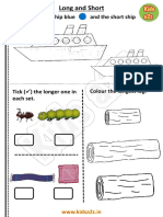 Long and Short Worksheet