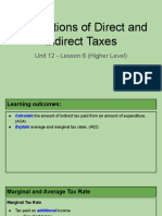 unit 12 - lesson 6 - calculations of direct and indirect taxes