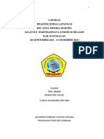 Laporan Praktek Kerja Lapangan Rsu Anna Medika Madura Jalan R.E. Marthadinata Nomor 10 Mlajah Kab. Bangkalan (20 SEPTEMBER 2021 - 31 DESEMBER 2021)