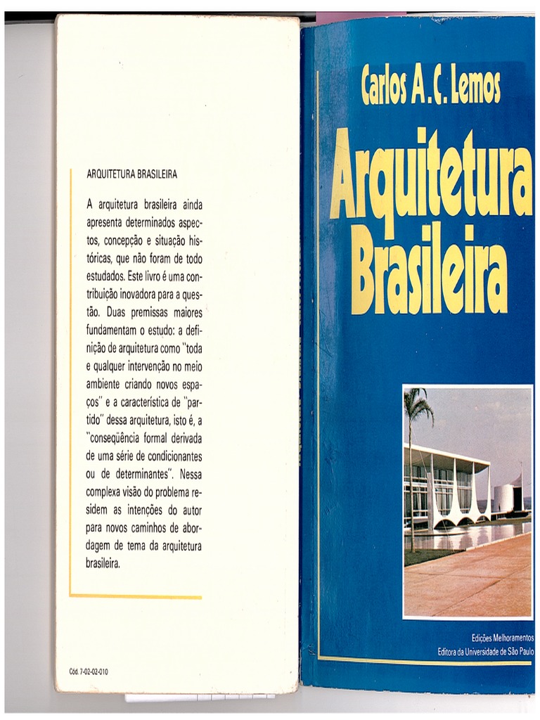 Arquitetura Brasileira. Carlos Lemos PDF