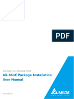AX-864E Package Installation User Manual: Automation For A Changing World