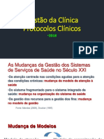 Gestao Da Clinica Protocolos Clinicos