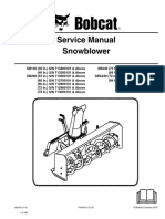 Service Manual Snowblower: Printed in U.S.A. © Bobcat Company 2010