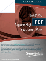 Hawker 750 Airplane Flight Manual Supplement Pack