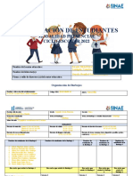 Alerta Amarilla 1 Formato para Organización Del Aprendizaje Presencial 2022