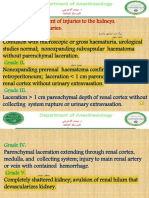 The Management of Injuries To The Kidneys. Grading of Renal Injuries