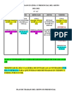 PLAN DE TRABAJO EN LÍNEA Y PRESENCIAL