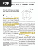 Inductances LD LQ Reluctance: The and Machines