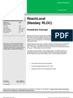 RLOC Coverage Free Version 6.13.11 ReachLocal research report