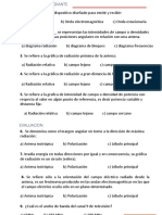 Cuestionario Antenas Telecomunicaciones