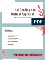 Journal Reading Dan Critical Appraisal (29 Januari 2022) Batch 8