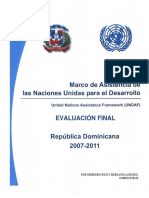 MANUD UNDAF 2007 2011 EVALUACION FINAL Vfinal 230512