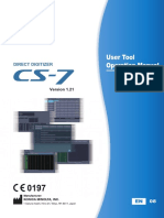 Konica Minolta cs-7 User Tool Operation Manual
