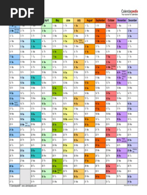 2023 Calendar Landscape in Color