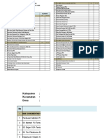 Ceklist Laporan & Setting TGL