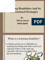 Learning Disabilities PowerPoint - PPT Onin Report