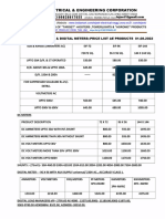 AE CT & PT Price List Wef 01-08-2022 (Customer)