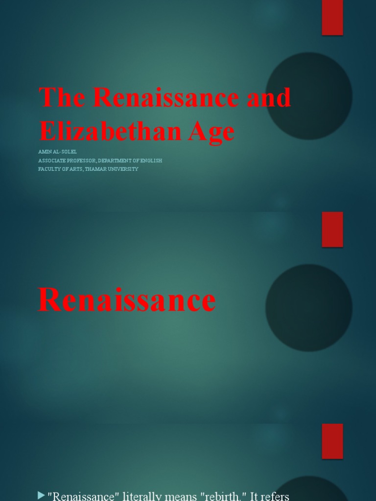 Renaissance & Elizabethan Insights | PDF | William Shakespeare ...
