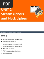 UNIT-2 Stream Ciphers and Block Ciphers: Cryptography and Network Security (3161606)