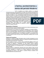 LECTURA Periodo Moderno