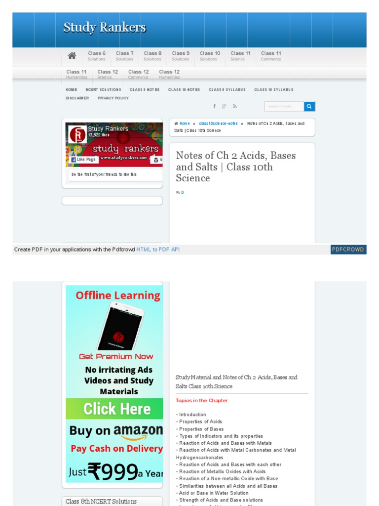 study-rankers-notes-of-ch-2-acids-bases-and-salts-class-10th