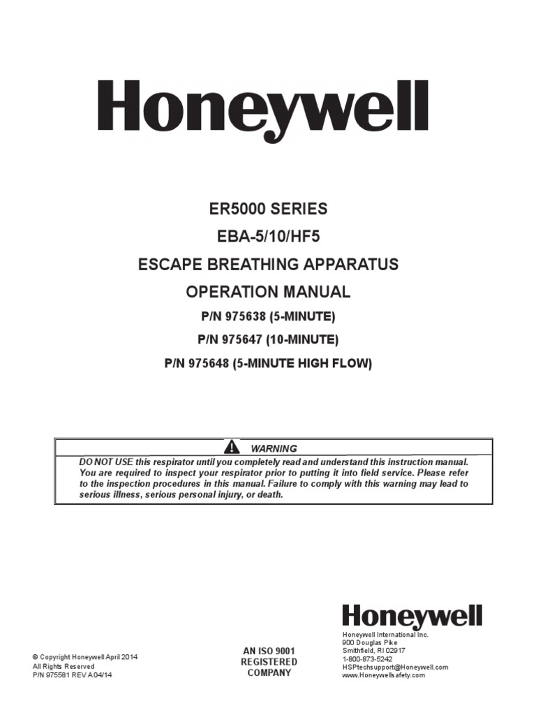 Manual ER5000 EBA-5-10-5HF | PDF | Gases | Chemistry