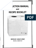 Complete Welbilt Bread Machine Manuals