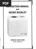 Complete Welbilt Bread Machine Manuals