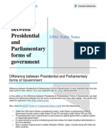 Difference Between Presidential and Parliamentary Forms of Government 784d9381