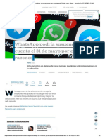 WhatsApp_ Los Motivos Para Suspender Las Cuentas Este 31 de Mayo - Apps - Tecnología - ELTIEMPO.com