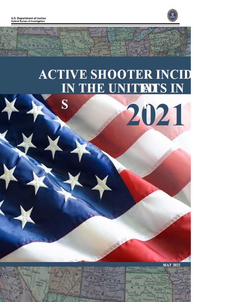 Active Shooter Incidents 2021 Report | PDF | Federal Bureau Of ...