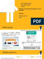 Semana 8 - DESA Sistema de Inecuaciones Lineales