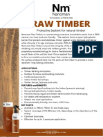 Raw Timber: Protective Sealant For Natural Timber