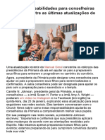 Novas Responsabilidades para Conselheiras Da Primária Entre As Últimas Atualizações Do Manual Geral