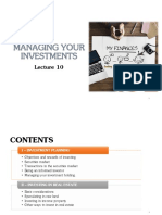 Lecture 10 - Managing Your Investment