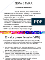 TMAR: La tasa mínima aceptable de rendimiento