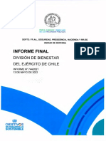 Informe Final Bienestar Ejército de Chile